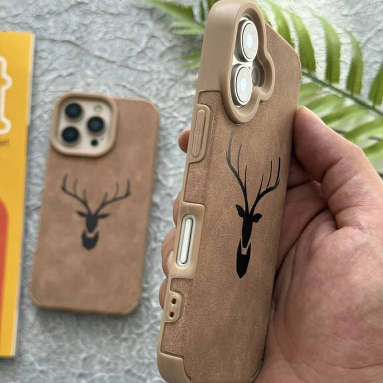 قاب مخملی شاخ گوزن آیفون Iphone